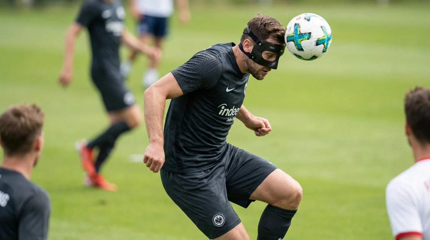 Wenn Fußballer mit Maske aufs Feld laufen